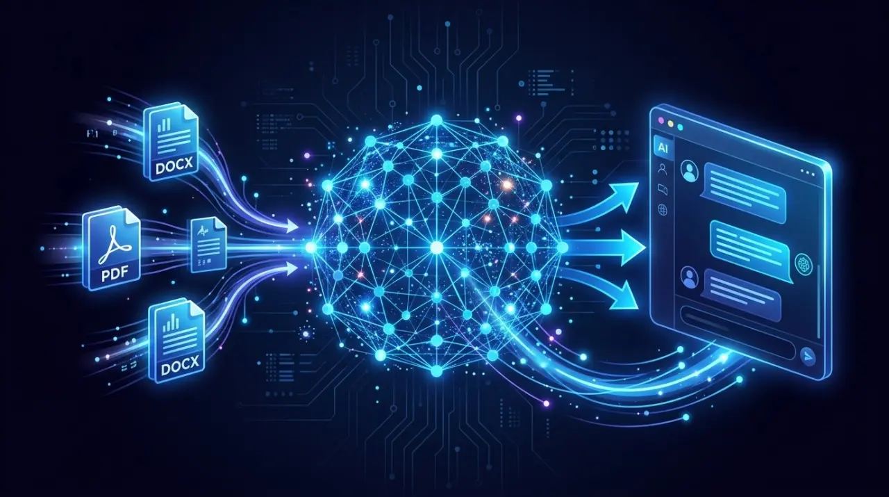 3D neural vector knowledge base sphere processing digital documents